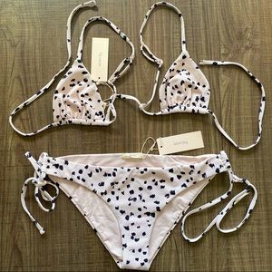 Eberjey Bikini Set. Size S, Animal Print